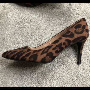 Leopard print heels size 11